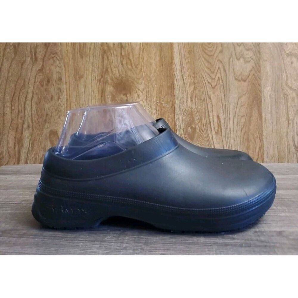 SR Max Soft Toe Slip Resistant Clog Work Shoes Womens 9 Mens 7 Black